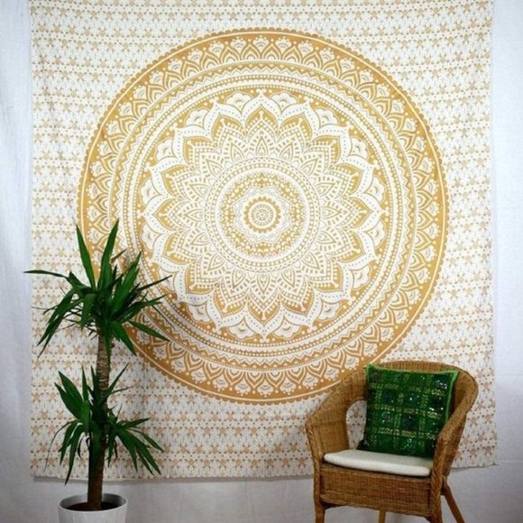 Urban Outfitters Other - Gold Mandala Tapestry